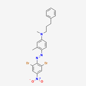 4-(2,6-Dibromo-4-nitrophenylazo)-3,N-dimethyl-N-(3-phenylpropyl)aniline