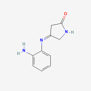 molecular formula C10H11N3O B5717055 4-(2-Aminophenyl)iminopyrrolidin-2-one 