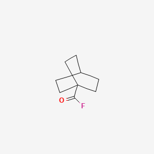 molecular formula C9H13FO B571712 Bicyclo[2.2.2]octane-1-carbonyl fluoride CAS No. 116935-86-5