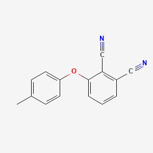 molecular formula C15H10N2O B571714 3-(p-Tolyloxy)phthalonitrile CAS No. 116965-13-0