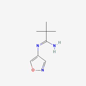 N-(Isoxazol-4-yl)pivalimidamide