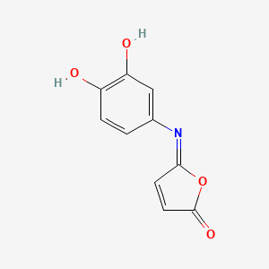5-((3,4-Dihydroxyphenyl)imino)furan-2(5H)-one