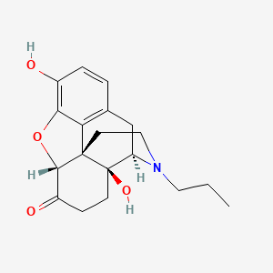molecular formula C19H23NO4 B571727 N-Propyl-14-OH-dihydromorphinan-6-one CAS No. 119822-06-9