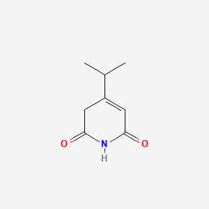 2,6(1H,3H)-Pyridinedione, 4-(1-methylethyl)-