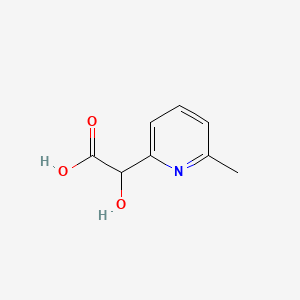molecular formula C8H9NO3 B571739 6-Methyl-2-pyridineglycolic acid CAS No. 115919-14-7