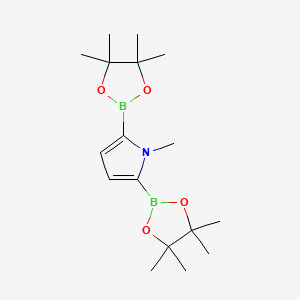 1-Methyl-2,5-bis(4,4,5,5-tetramethyl-1,3,2-dioxaborolan-2-yl)-1H-pyrrole