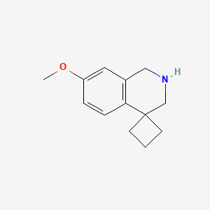 7'-Methoxy-2',3'-dihydro-1'h-spiro[cyclobutane-1,4'-isoquinoline]