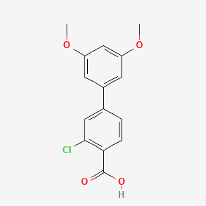 2-Chloro-4-(3,5-dimethoxyphenyl)benzoic acid