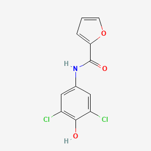 molecular formula C11H7Cl2NO3 B5717697 N-(3,5-dichloro-4-hydroxyphenyl)furan-2-carboxamide 
