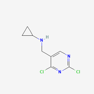 N-((2,4-Dichloropyrimidin-5-yl)methyl)cyclopropanamine