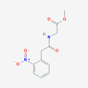 molecular formula C11H12N2O5 B5717801 Methyl 2-[[2-(2-nitrophenyl)acetyl]amino]acetate CAS No. 5878-62-6