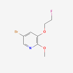 5-Bromo-3-(2-fluoroethoxy)-2-methoxypyridine