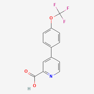 4-(4-Trifluoromethoxyphenyl)picolinic acid