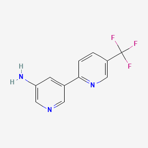 5-(Trifluoromethyl)-[2,3'-bipyridin]-5'-amine