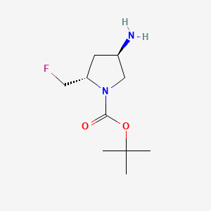 tert-butyl (2S,4R)-4-amino-2-(fluoromethyl)pyrrolidine-1-carboxylate
