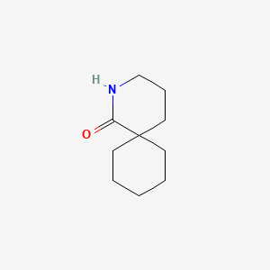 molecular formula C10H17NO B571813 2-氮杂螺[5.5]十一烷-1-酮 CAS No. 1215295-79-6
