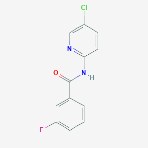 molecular formula C12H8ClFN2O B5718211 N-(5-chloropyridin-2-yl)-3-fluorobenzamide 