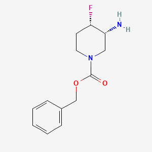 Benzyl (3r,4s)-3-amino-4-fluoropiperidine-1-carboxylate