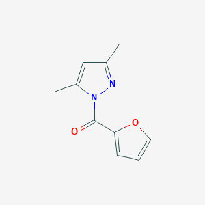 molecular formula C10H10N2O2 B5718394 1-(furan-2-carbonyl)-3,5-dimethyl-1H-pyrazole 
