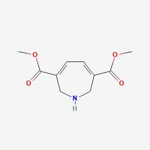molecular formula C10H13NO4 B571842 Dimethyl 2,7-dihydro-1H-azepine-3,6-dicarboxylate CAS No. 1352723-54-6