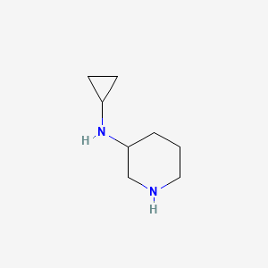 molecular formula C8H16N2 B571864 N-Cyclopropylpiperidin-3-amine CAS No. 1251083-96-1