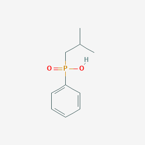molecular formula C10H15O2P B5718643 Isobutylphenylphosphinic acid 