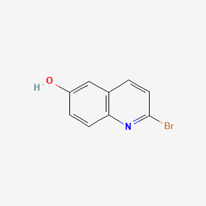 molecular formula C9H6BrNO B571869 2-Bromoquinolin-6-ol CAS No. 1260381-68-7