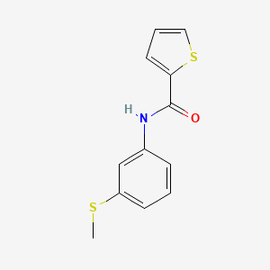 molecular formula C12H11NOS2 B5718938 N-(3-methylsulfanylphenyl)thiophene-2-carboxamide 