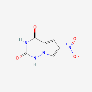 6-nitropyrrolo[2,1-f][1,2,4]triazine-2,4(1H,3H)-dione