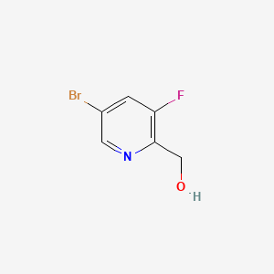molecular formula C6H5BrFNO B571913 (5-Bromo-3-fluoropyridin-2-yl)methanol CAS No. 1206968-92-4