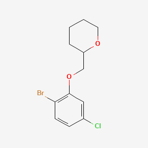1-Bromo-4-chloro-2-(tetrahydropyran-2-ylmethoxy)benzene