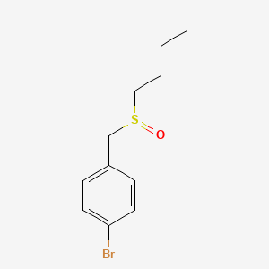 molecular formula C11H15BrOS B571925 1-Bromo-4-(butylsulfinylmethyl)benzene CAS No. 1280786-57-3