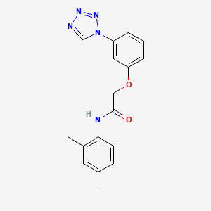 molecular formula C17H17N5O2 B5719269 N-(2,4-dimethylphenyl)-2-[3-(tetrazol-1-yl)phenoxy]acetamide 