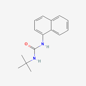 molecular formula C15H18N2O B5719320 Urea, 1-tert-butyl-3-(1-naphthyl)- CAS No. 102434-42-4