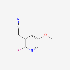 (2-Fluoro-5-methoxy-pyridin-3-yl)-acetonitrile