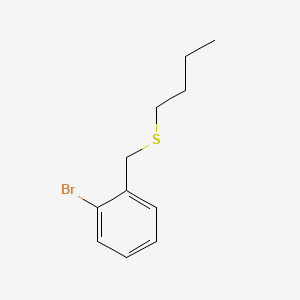molecular formula C11H15BrS B571945 2-(S-Butylthiomethyl)-1-bromobenzene CAS No. 1309978-21-9