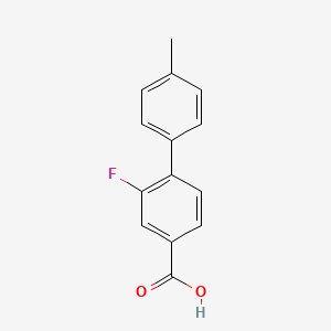 3-Fluoro-4-(4-methylphenyl)benzoic acid