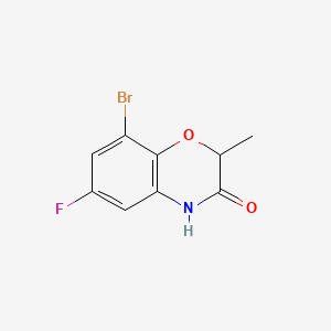 8-Bromo-6-fluoro-2-methyl-2,4-dihydro-1,4-benzoxazin-3-one