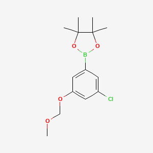 2-(3-Chloro-5-(methoxymethoxy)phenyl)-4,4,5,5-tetramethyl-1,3,2-dioxaborolane