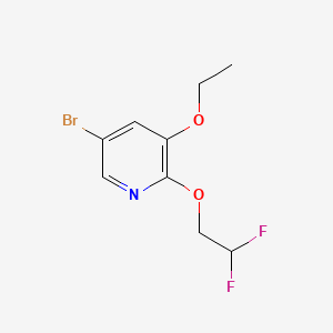 5-Bromo-2-(2,2-difluoroethoxy)-3-ethoxypyridine