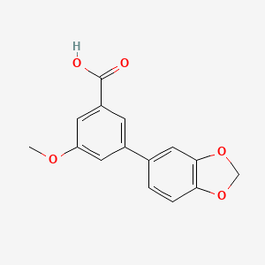 3-(Benzo[d][1,3]dioxol-5-yl)-5-methoxybenzoic acid