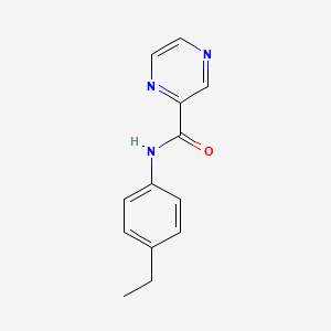 molecular formula C13H13N3O B5719611 N-(4-ethylphenyl)pyrazine-2-carboxamide 