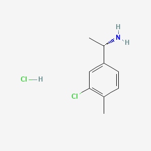 (S)-1-(3-Chloro-4-methylphenyl)ethanamine hydrochloride