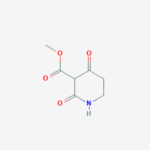 molecular formula C7H9NO4 B057197 Methyl 2,4-dioxopiperidine-3-carboxylate CAS No. 74730-43-1