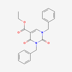 Ethyl 1,3-dibenzyl-2,4-dioxo-1,2,3,4-tetrahydropyrimidine-5-carboxylate