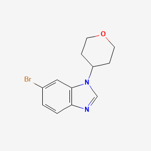 6-Bromo-1-(tetrahydro-2H-pyran-4-yl)-1H-benzo[d]imidazole