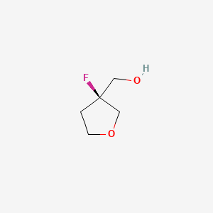 [(3S)-3-fluorooxolan-3-yl]methanol