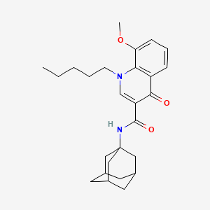 molecular formula C26H34N2O3 B571988 CB2 receptor antagonist 5 CAS No. 1314230-69-7