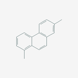 molecular formula C16H14 B057199 1,7-Dimethylphenanthrene CAS No. 483-87-4