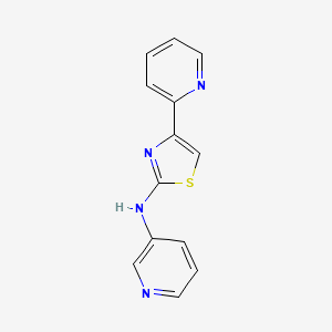 molecular formula C13H10N4S B5719948 N-(3-PYRIDYL)-N-[4-(2-PYRIDYL)-1,3-THIAZOL-2-YL]AMINE 